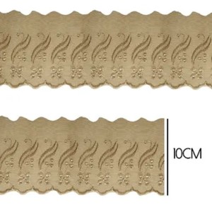 BORDADO CTL035 298 BEJE ESC 10,0CM 13,7M