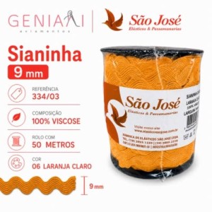 SIANINHA 9MM 06 LARANJA 334/03 50MTS