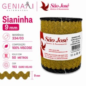 SIANINHA 9MM 103 OURO VELHO 334/03 50MTS