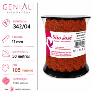 SIANINHA 11MM 105 FERRUGEM 342/04 50MTS