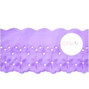 BORDADO CTL108 164 LILAS 7,5CM 13,7M