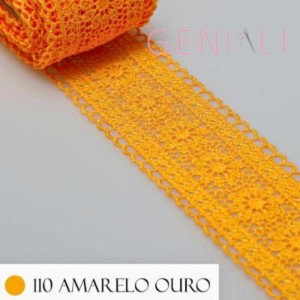 GUIPIR CHL419 110 AMARELO OUR LARG:5,5CM
