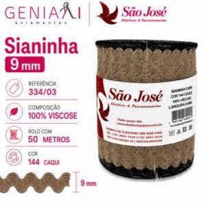 SIANINHA 9MM 144 CAQUI 334/03 50MTS