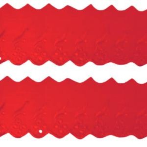 BORDADO CTL108 145 VERMELHO 7,5CM 13,7M