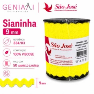 SIANINHA 9MM 157 CANARIO 334/03 50MTS