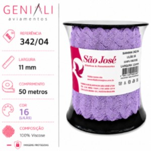 SIANINHA 11MM 16 LILAS 342/04 50MTS