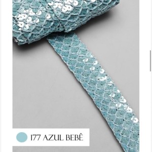 GALAO 179 177 AZUL BB PAETE 35MM 20M