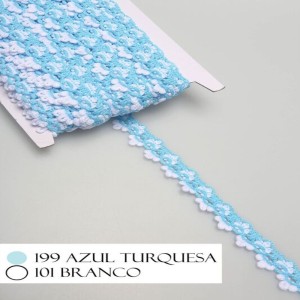 GALAO 112 199/101 AZUL TURQUESA 17MM 20M
