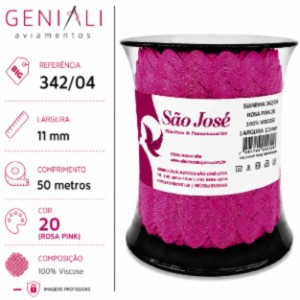 SIANINHA 11MM 20 PINK 342/04 50MTS