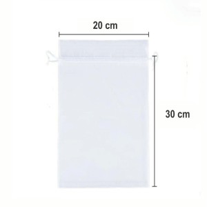 SAQUINHO DE ORGANZA 20X30CM PCT C/50
