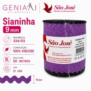 SIANINHA 9MM 21 ROXO 334/03 50MTS