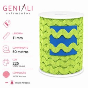 SIANINHA 11MM 225 VERDE LIMAO 50M CONE
