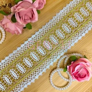 GUIPIR TRDH240404 101 BRANCO/OURO 6,0CM