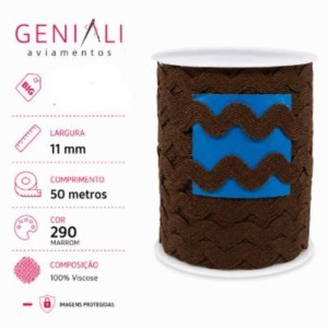 SIANINHA 11MM 290 MARROM 50M CONE