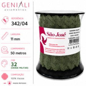 SIANINHA 11MM 32 VD MILITAR 342/04 50MTS