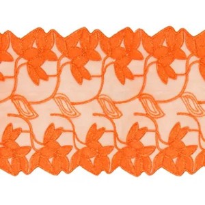 TULE B7 523 LARANJA  LARG:19CM