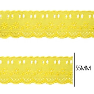 BORDADO C PF CTL72 106 CANARIO 5,5CM