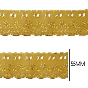 BORDADO C PF CTL72 130 MOSTARDA 5,5CM