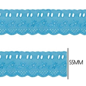 BORDADO C PF CTL72 199 TURQUESA 5,5CM