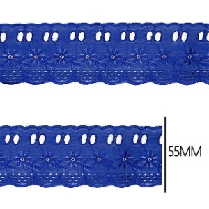 BORDADO C PF CTL72 207 ROYAL 5,5CM 13,7M