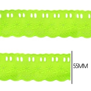 BORDADO C PF CTL72 225 VD NEON 5,5CM