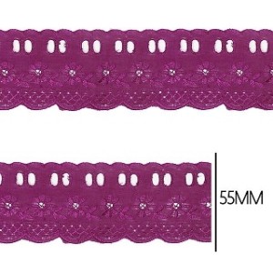 BORDADO C PF 299 UVA 5,5CM 13,7M