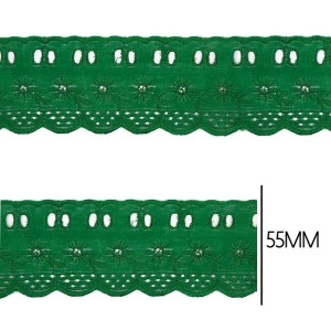 BORDADO C PF 540 BANDEIRA 5,5CM 13,7M