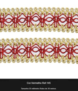 GALAO 84 145.OURO LARG:2,5CM 20MTS