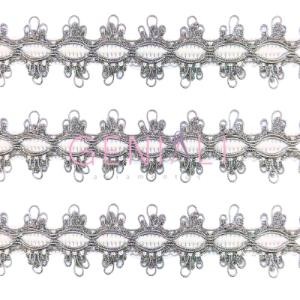 GALAO 86 101 BRANCO PRATA LARG:5,0CM 20M