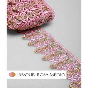 GUIPIR CHL592 OURO/133 ROSA BB 5,0CM