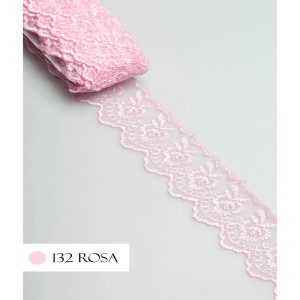 TULE CRL02 132 ROSA BEBE LARG:4,0CM
