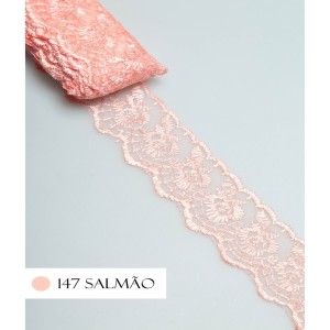TULE CRL02 147 SALMAO LARG:4,0CM