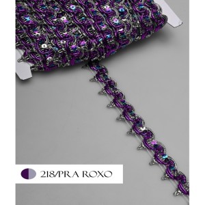 GALAO 182 PRATA/218 ROXO 21MM 20M