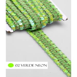 GALAO 187 02 VERDE NEON 30MM 10M