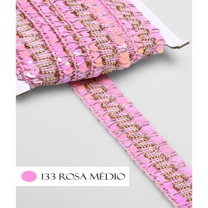 GALAO 187 133 ROSA CLARO 30MM 10M