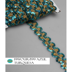 GALAO 197 199/OUR TURQUESA 28MM 20MTS