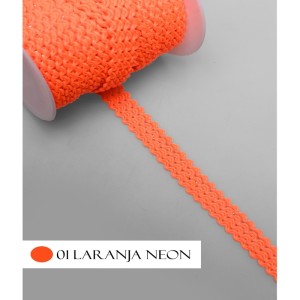 GALAO 203 15MM 01 LARANJA NEON 20M