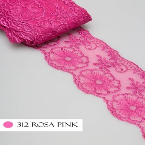 TULE CRL01 312 PINK LARG:7.5CM
