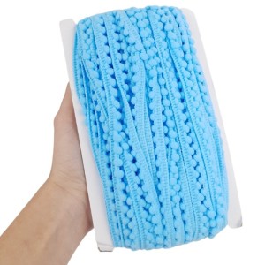 POM POM 10MM 199 AZUL TURQUESA 25MTS