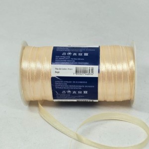 FITA CETIM N1 7MM 100M BEGE MANTOVANI