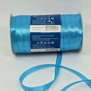 FITA CETIM N1 7MM 100M TURQUESA MANTOVAN