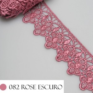 GUIPIR CHL592 082 ROSE ESCURO LARG:5,0CM