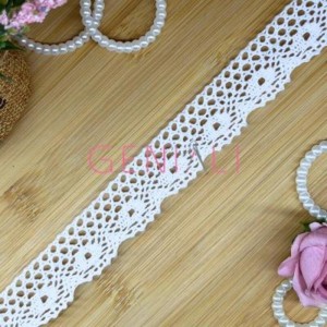 RENDA DE ALGODAO 29 - 2,7CM 20MTS BRANCO