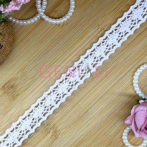 RENDA DE ALGODAO 34 - 2,5CM 20MTS BRANCO