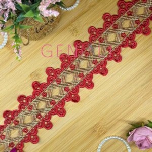 GUIPIR TG29 145 VERMELH/OURO 7,0CM 13,7M