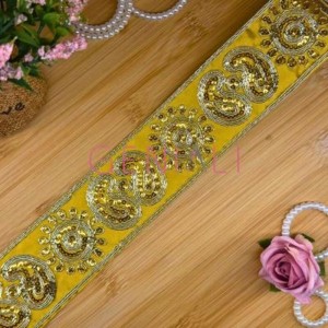 TULE SOUTACHE TG43040 OURO 5CM 13,7M