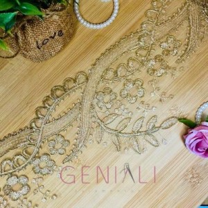 TULE SOUTACHE TR240316 OURO 13,5CM