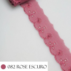 BORDADO 2,5CM 082 ROSE ESCUR 2,CTL61